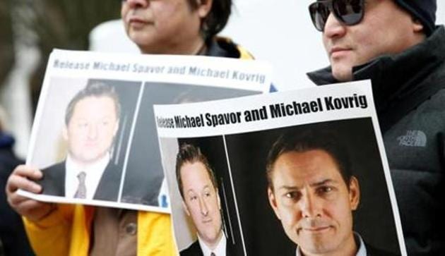 Former Canadian diplomat Michael Kovrig and businessman Michael Spavor have been confined by China since December 10, 2018.(REUTERS)