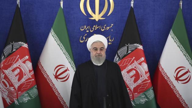 Iran’s President Hassan Rouhani called it “one of the historic days” in relations between the two countries.(AP)