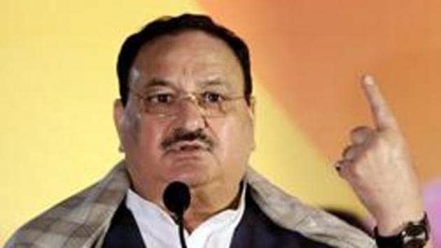 BJP chief JP Nadda. (File photo) BJP chief JP Nadda. (File photo)