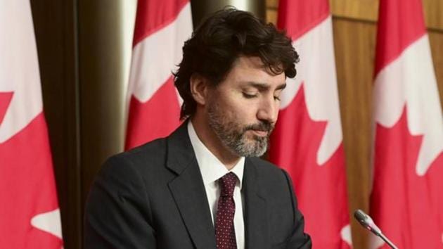 Canadian Prime Minister Justin Trudeau’s government released secret documents that indicate that Ottawa was uncomfortable with the military’s decision to cancel a military drill with China’s PLA.(AP)