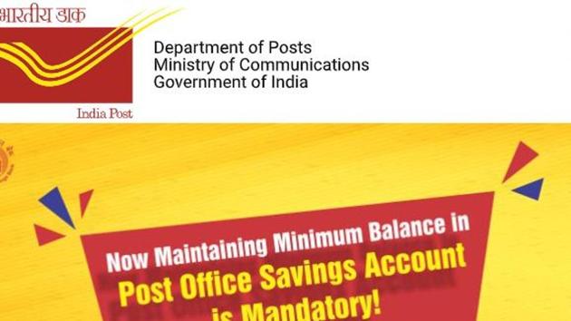 Savings account holders will have to maintain the minimum balance of Rs 500. (Photo: India Post)