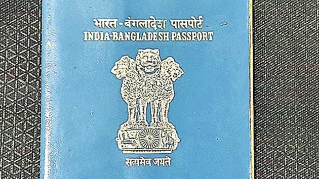 The story of this India-Bangladesh passport was posted by Debabrata Saha. It was issued to his grandfather in 1989. For their family, Saha says, it is a symbol of independence and of loss, a reminder of all those forced to flee the land of their birth.(Debabrata Saha)