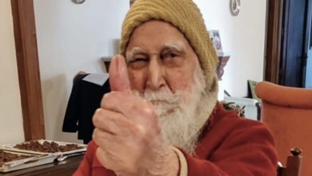 Retired Colonel Prithipal Singh Gill who is the only person to have served in all three wings of Indian defence forces turned 100 on Friday(Twitter) Retired Colonel Prithipal Singh Gill who is the only person to have served in all three wings of Indian defence forces turned 100 on Friday(Twitter)