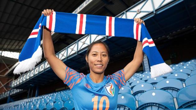 Photo of Indian footballer Bala Devi(Twitter) Photo of Indian footballer Bala Devi(Twitter)