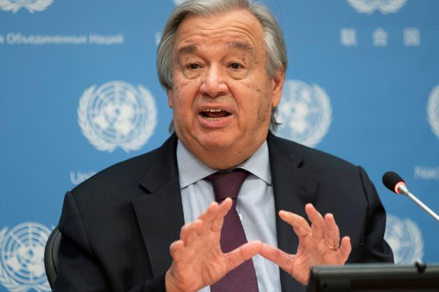 United Nations secretary general Antonio Guterres.(Reuters File Photo) United Nations secretary general Antonio Guterres.(Reuters File Photo)