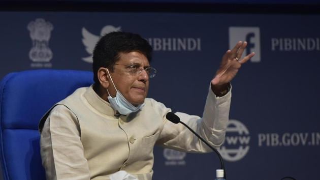 Union minister of commerce and industry Piyush Goyal said on Saturday that the ecosystem of startups in the country is encouraging innovation, promoting and strengthening new young entrepreneurs (Vipin Kumar/HT PHOTO) Union minister of commerce and industry Piyush Goyal said on Saturday that the ecosystem of startups in the country is encouraging innovation, promoting and strengthening new young entrepreneurs (Vipin Kumar/HT PHOTO)