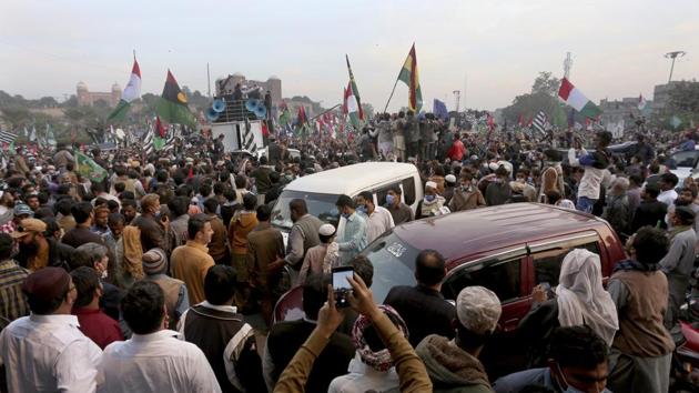 Supporters of the Pakistan Democratic Movement, an alliance of opposition parties, attend an anti-government rally, in Multan, Pakistan. (AP/ File photo) Supporters of the Pakistan Democratic Movement, an alliance of opposition parties, attend an anti-government rally, in Multan, Pakistan. (AP/ File photo)
