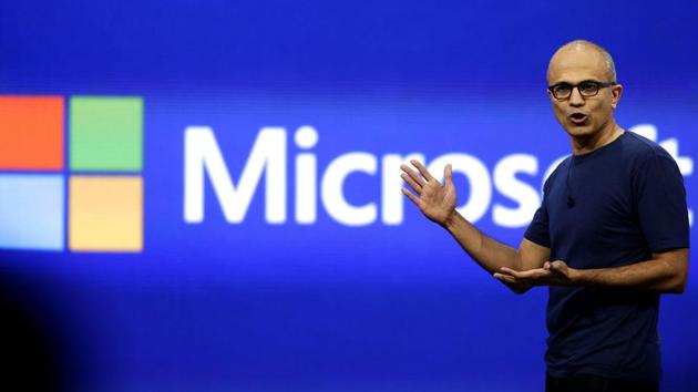 Microsoft CEO Satya Nadella said there is a need to ensure that the public sector is being supported in their modernisation.(Reuters file photo) Microsoft CEO Satya Nadella said there is a need to ensure that the public sector is being supported in their modernisation.(Reuters file photo)