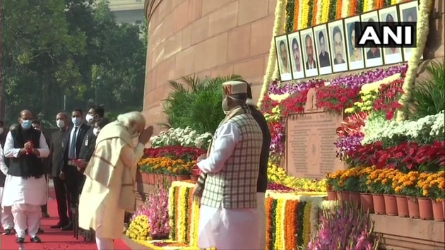 Nineteen years ago on December 13, terrorists of the Lashkar-e-Taiba (LeT) and the Jaish-e-Mohammed (JeM) attacked the Parliament complex and opened fire.(ANI Twitter) Nineteen years ago on December 13, terrorists of the Lashkar-e-Taiba (LeT) and the Jaish-e-Mohammed (JeM) attacked the Parliament complex and opened fire.(ANI Twitter)