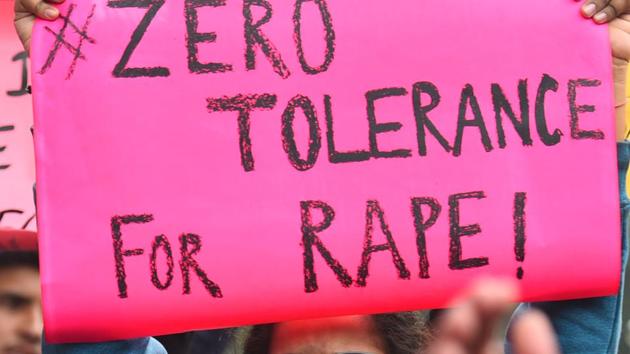 The woman was sitting alone on one of the platforms of the station, when the three men allegedly forcibly dragged her to an isolated place and forced themselves on her, the police said. (Raj K Raj/HT PHOTO/For Representative Purposes Only) The woman was sitting alone on one of the platforms of the station, when the three men allegedly forcibly dragged her to an isolated place and forced themselves on her, the police said. (Raj K Raj/HT PHOTO/For Representative Purposes Only)