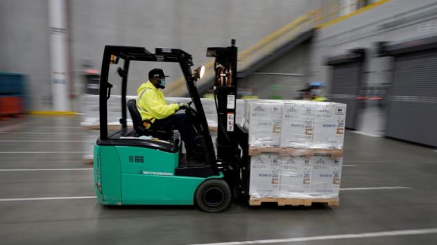 For now, only Pfizer’s vaccine, which the Food and Drug Administration greenlit Friday, is being shipped. (REUTERS) For now, only Pfizer’s vaccine, which the Food and Drug Administration greenlit Friday, is being shipped. (REUTERS)
