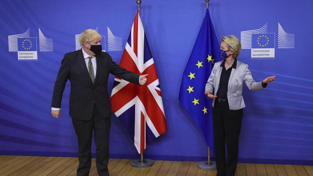The UK exited the EU on January 31 but it has been following the bloc’s rules during the ongoing transition period. (AP) The UK exited the EU on January 31 but it has been following the bloc’s rules during the ongoing transition period. (AP)
