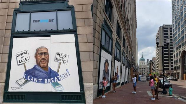 Artists, activists rush to save Black Lives Matter murals(Twitter/ryano891) Artists, activists rush to save Black Lives Matter murals(Twitter/ryano891)
