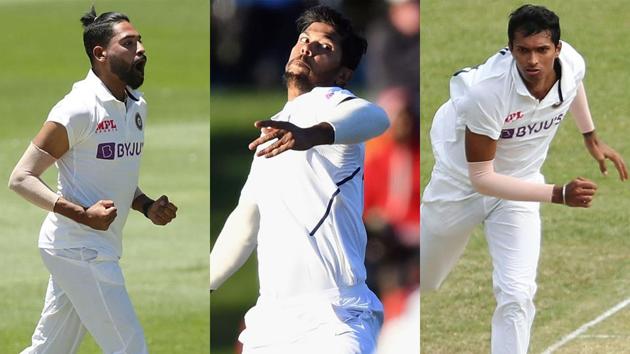 Mohammed Siraj, Umesh Yadav, Navdeep Saini - Who will be India’s third seamer?(Getty Images) Mohammed Siraj, Umesh Yadav, Navdeep Saini - Who will be India’s third seamer?(Getty Images)
