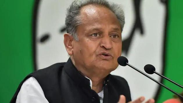 Rajasthan chief minister Ashok Gehlot’s comment comes amid ongoing protests being carried out by farmers in and around the borders of Delhi against the three farm laws that were implemented by the Centre in September.(PTI photo)