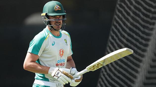 Moises Henriques in the nets(Getty Images)