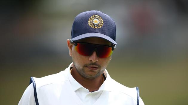 SYDNEY, AUSTRALIA - DECEMBER 08: Kuldeep Yadav of India A looks on during day three of the International Tour match between Australia A and India A at Drummoyne Oval on December 08, 2020 in Sydney, Australia. (Photo by Jason McCawley/Getty Images)(Getty Images)