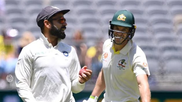 India captain Virat Kohli with his Australian counterpart(Twitter)