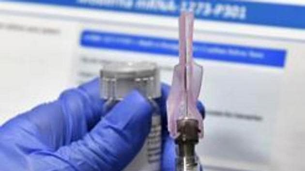 Moderna’s vaccine isn’t yet approved in any other countries and hasn’t yet been used on anyone outside of a clinical trial. (AP (Representative Image)) Moderna’s vaccine isn’t yet approved in any other countries and hasn’t yet been used on anyone outside of a clinical trial. (AP (Representative Image))