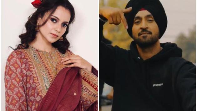 Kangana Ranaut accused Diljit Dosanjh of disappearing after inciting farmers.