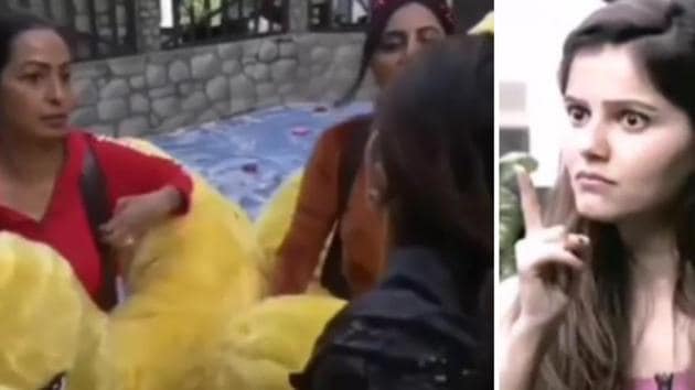 Kashmera Shah and Nikki Tamboli were involved in an ugly brawl. Kashmera Shah and Nikki Tamboli were involved in an ugly brawl.