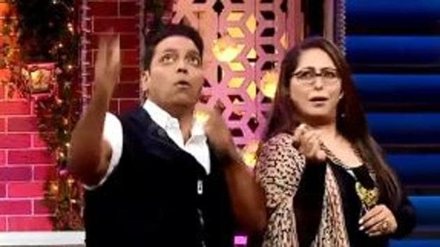 Ganesh Acharya and Geeta Kapur on The Kapil Sharma Show.