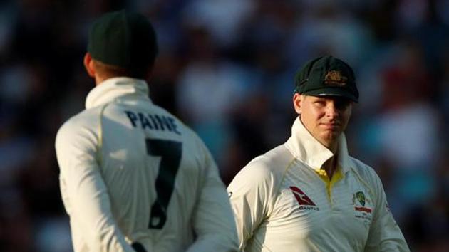 Australia's Tim Paine and Steve Smith(Action Images via Reuters) Australia's Tim Paine and Steve Smith(Action Images via Reuters)