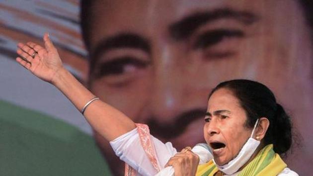 West Bengal chief minister Mamata Banerjee addresses a public meeting at Jalpaiguri district on December 15. (PTI) West Bengal chief minister Mamata Banerjee addresses a public meeting at Jalpaiguri district on December 15. (PTI)