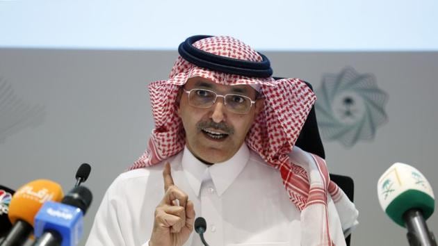 For the first time, the budget did not offer a breakdown for oil and non-oil revenue because the kingdom’s oil giant Aramco floated a sliver of its shares on the Saudi stock market last year, said Finance Minister Mohammed al-Jadaan.(AP file photo)