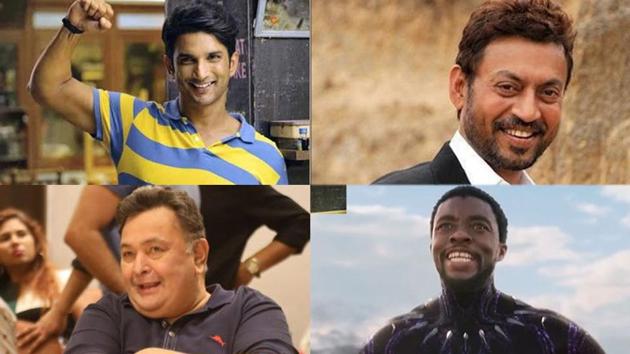 Sushant Singh Rajput, Irrfan Khan, Rishi Kapoor and Chadwick Boseman were among noted celebrities who died this year.