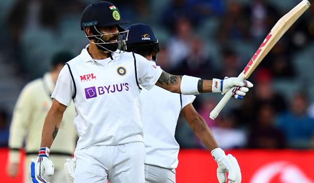 India captain Virat Kohli remains the top scorer of the Indian innings so far having scored 74 runs. (Getty)