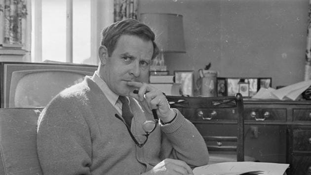 We should rejoice that David Cornwell, a mid-level intelligence officer, decided in 1961 to become a writer and transformed into John Le Carré(Getty Images)
