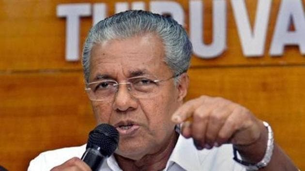 File photo: Kerala CM Pinarayi Vijayan.(PTI)