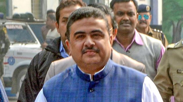 Former Trinamool Congress leader Suvendu Adhikari, who quit the Mamata Banerjee cabinet last month, resigned from the membership of West Bengal legislative assembly on Wednesday, a day before leaving the party.(PTI FILE)