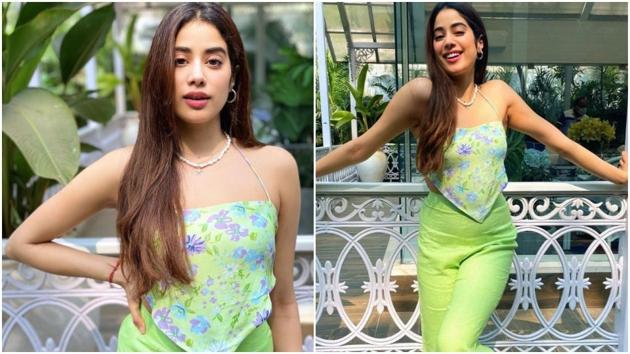 Janhvi Kapoor in summery outfit worth Rs 8k(Instagram/janhvikapoor)