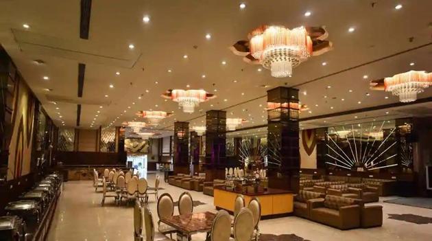 A view inside Green Lounge banquet hall at Wazirpur in New Delhi.(Sanchit Khanna/HT File Photo) A view inside Green Lounge banquet hall at Wazirpur in New Delhi.(Sanchit Khanna/HT File Photo)