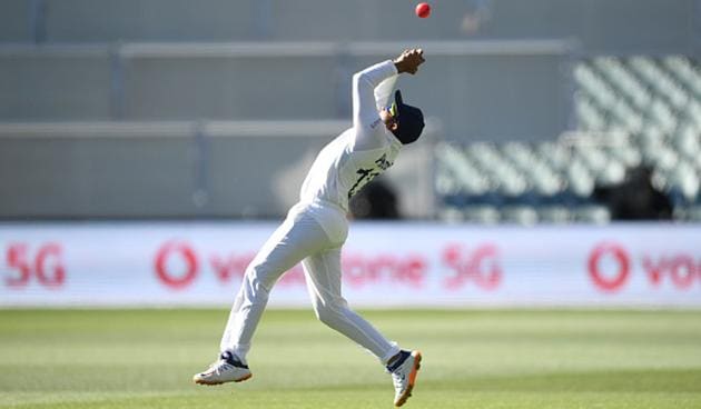 India’s fielding woes continues to haunt them. Marnus Labuschagne was dropped twice - on 12 by Bumrah and then 21 by Prithvi Shaw. (Getty)