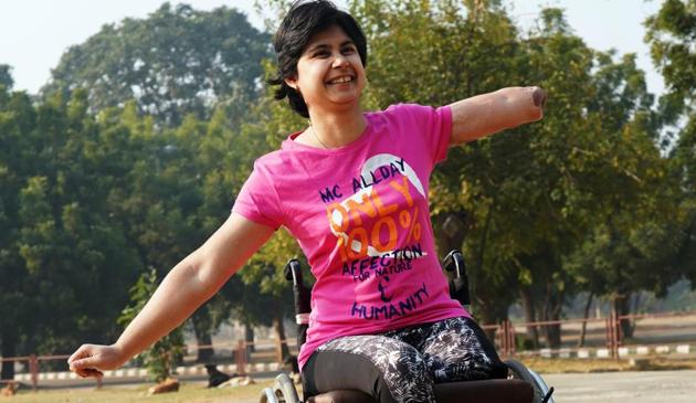 Pooja Agarwal, 35, currently ranks 12th in the world and 3rd in Asia amongst para shooters((Photo: Tarasha/Hindustan Times))