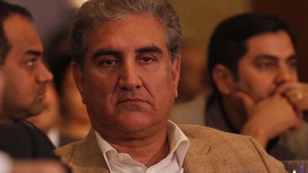 Pakistan Foreign Minister Shah Mahmood Qureshi accused India of plotting against Pakistan.(Sanjeev Verma / Hindustan Times) Pakistan Foreign Minister Shah Mahmood Qureshi accused India of plotting against Pakistan.(Sanjeev Verma / Hindustan Times)