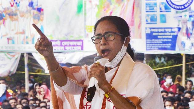 West Bengal Chief Minister Mamata Banerjee at a public rally in North 24 Parganas district early this month. (PTI) West Bengal Chief Minister Mamata Banerjee at a public rally in North 24 Parganas district early this month. (PTI)