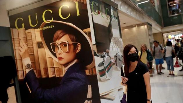 Gucci’s first flagship store, selling fashion and leather goods collections, will open on Decemver 21.(REUTERS)