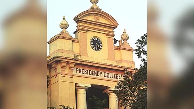 A section of students belonging to the Students’ Federation of India began a protest on the main campus of Presidency University in Kolkata on Friday demanding opening of libraries, laboratories and the office.(HT file) A section of students belonging to the Students’ Federation of India began a protest on the main campus of Presidency University in Kolkata on Friday demanding opening of libraries, laboratories and the office.(HT file)