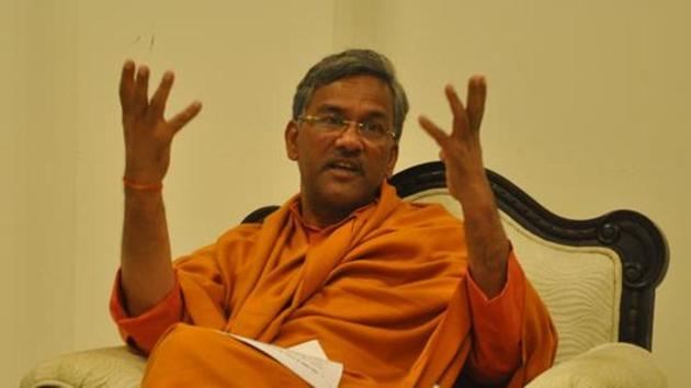 Uttarakhand chief minister Trivendra Singh Rawat. (File photo) Uttarakhand chief minister Trivendra Singh Rawat. (File photo)