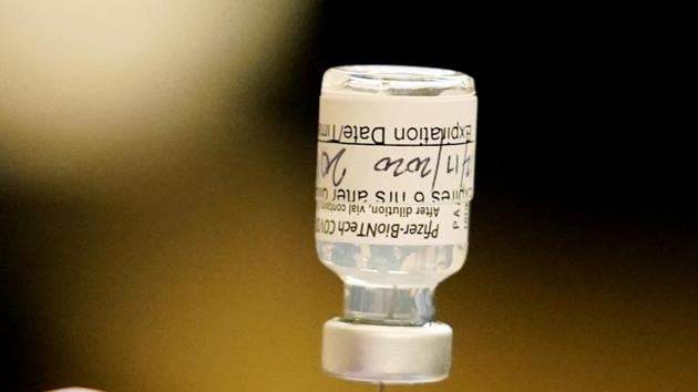 A Covid-19 Pfizer-BioNTech vaccine (AP Photo/Nam Y. Huh) A Covid-19 Pfizer-BioNTech vaccine (AP Photo/Nam Y. Huh)