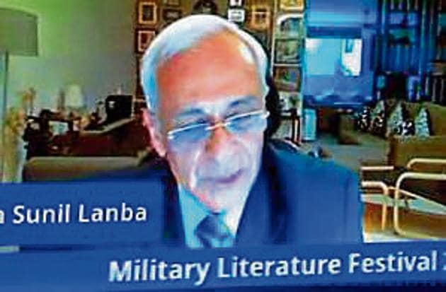 Former Chief of Naval Staff Admiral Sunil Lanba (retd)(HT PHOTO)