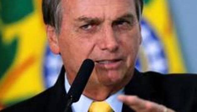 Brazil's President Jair Bolsonaro has been sceptical of the coronavirus since it first emerged late last year, branding it “a little flu.”(Reuters) Brazil's President Jair Bolsonaro has been sceptical of the coronavirus since it first emerged late last year, branding it “a little flu.”(Reuters)