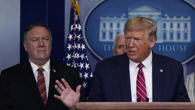 US President Donald Trump said he has been fully briefed on the matter and everything is “under control”. (AP) US President Donald Trump said he has been fully briefed on the matter and everything is “under control”. (AP)