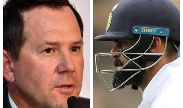 File image of Ricky Ponting and Virat Kohli.(HT Collage) File image of Ricky Ponting and Virat Kohli.(HT Collage)