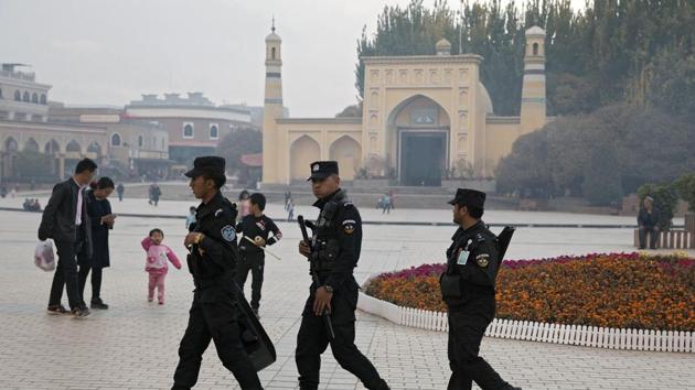 Analysts say China has detained more than a million people, forcing many to give up at least elements of their faith and traditions(AP)