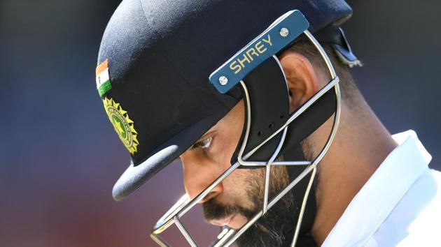 Indian captain Virat Kohli looks dejected.(via REUTERS) Indian captain Virat Kohli looks dejected.(via REUTERS)